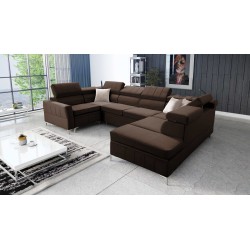 Диван Modena V з функцією сну та ящиком для білизни - Велюр, Amor velvet 4301