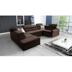 Диван Modena V з функцією сну та ящиком для білизни - Велюр, Amor velvet 4301