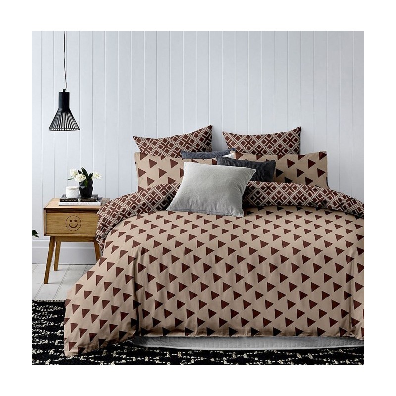 Frankhauer Ropa de cama TRIÁNGULOS 100% microfibra