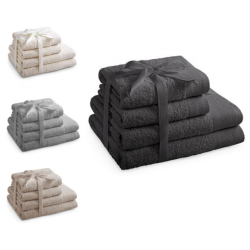 Frankhauer Set 4 Handtücher AMARILIS - verschiedene Farben 270x140+250x100