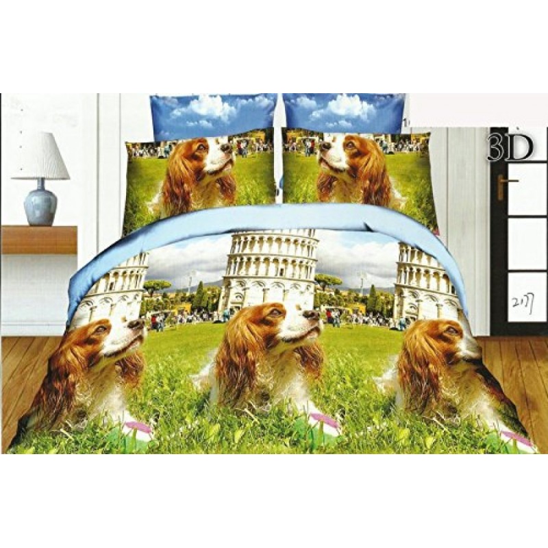 Frankhauer 3D Bedding DOG PATTERN 2 - 100% microfiber