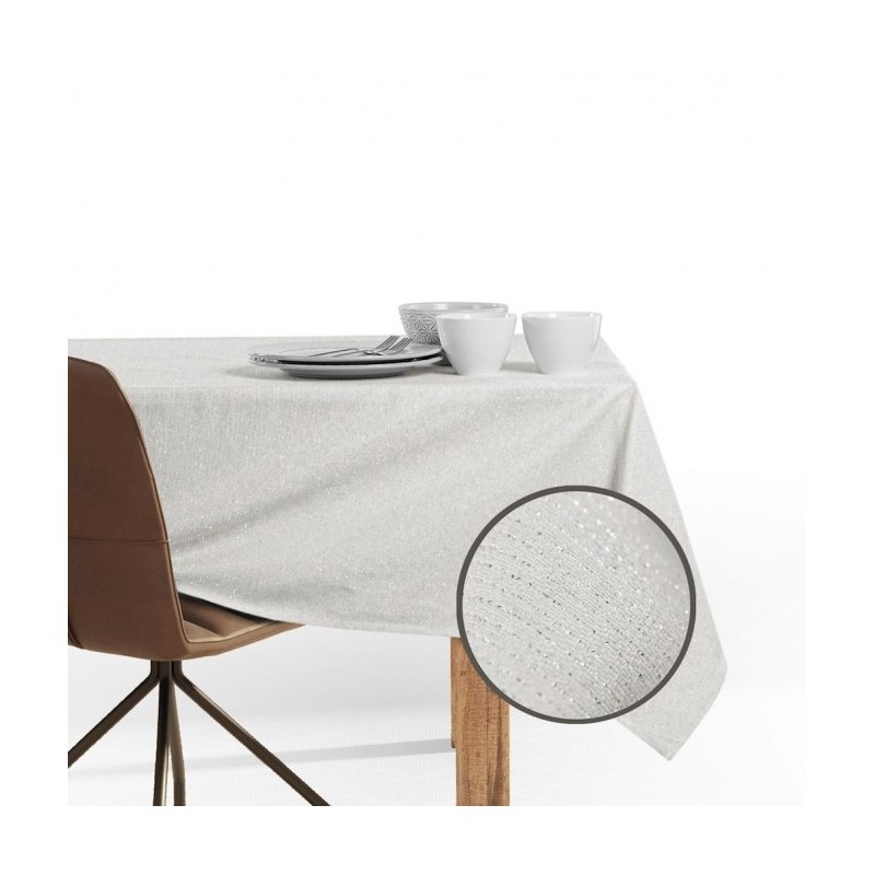 Frankhauer Tablecloth SHINE creamy round Frankhauer Tablecloth SHINE creamy round