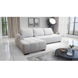 Ecksofa Oscar mit Schlaffunktion und USB-Anschluss – Komfort und Stil in Ihrem Wohnzimmer
