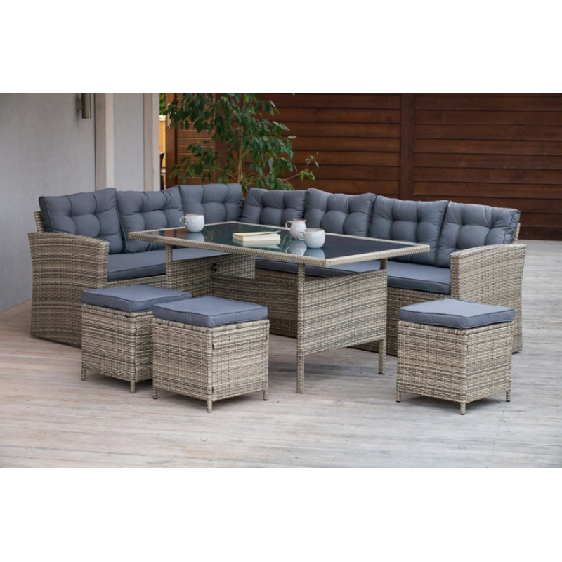 Frankhauer LILO Brown Garden Furniture Set Frankhauer LILO Brown Garden Furniture Set