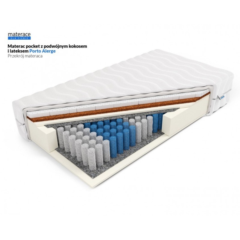 Frankhauer Pocket Mattress with Double Coconut and Latex Porto Alegre Frankhauer Pocket Mattress with Double Coconut and Latex Porto Alegre