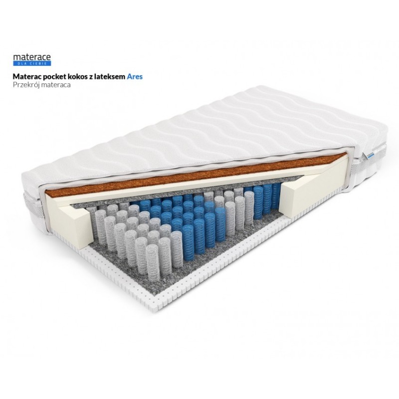 Frankhauer Pocket Coconut Mattress with Latex Ares Frankhauer Pocket Coconut Mattress with Latex Ares