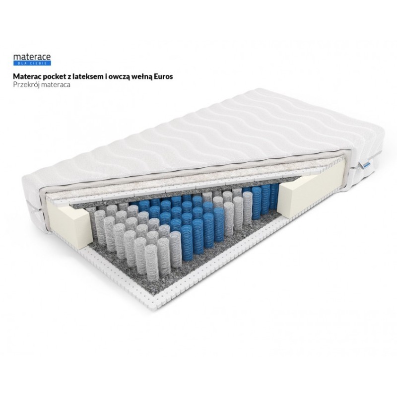 Frankhauer Pocket mattress with latex and sheep wool Euros Frankhauer Pocket mattress with latex and sheep wool Euros