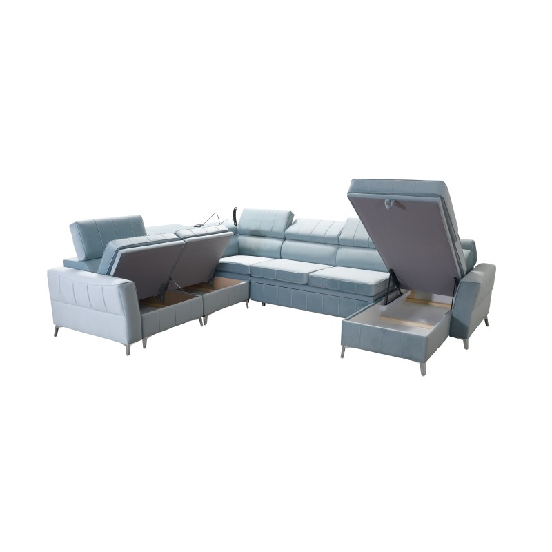 bMeta Title:/b Sofá Esquinero Modena VII con función para dormir - elegancia y funcionalidad | [NAZWA TWOJEGO SKLEPU]