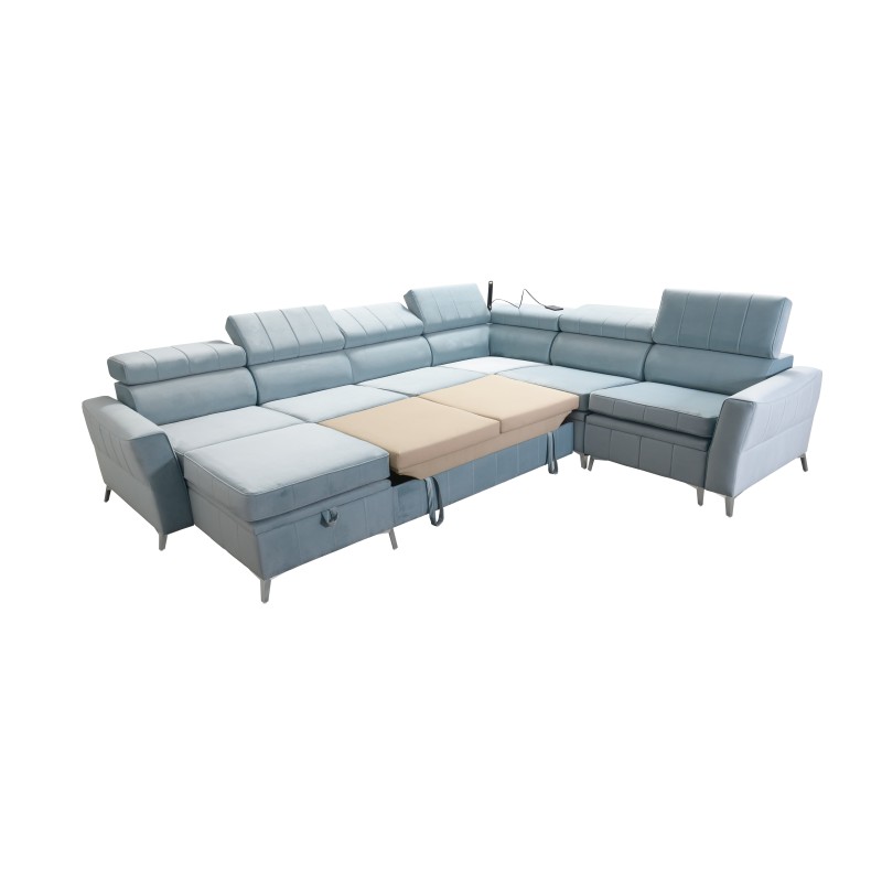 bMeta Title:/b Sofá Esquinero Modena VII con función para dormir - elegancia y funcionalidad | [NAZWA TWOJEGO SKLEPU]