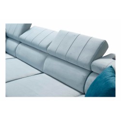 Modena VIII corner sofa with sleeping function Velvet, Amor velvet 4309 - elegance and functionality in one Modena VIII corner sofa with sleeping function Velvet, Amor velvet 4309 - elegance and functionality in one