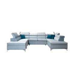 Modena VIII corner sofa with sleeping function Velvet, Amor velvet 4318 - elegance and functionality in one Modena VIII corner sofa with sleeping function Velvet, Amor velvet 4318 - elegance and functionality in one