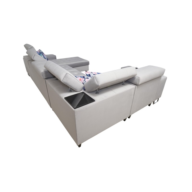 Fusion IV Ecksofa mit gestepptem Sitz, Schlaffunktion und USB-Anschluss | Samt | Hydrophob, Magic Velvet 2299 Fusion IV Ecksofa mit gestepptem Sitz, Schlaffunktion und USB-Anschluss | Samt | Hydrophob, Magic Velvet 2299