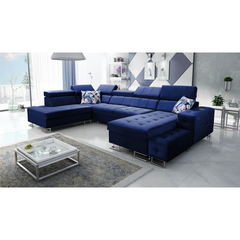 Sofá Esquinero Elegante Fusion VI con Asiento Acolchado - Comodidad y Estilo Excepcionales