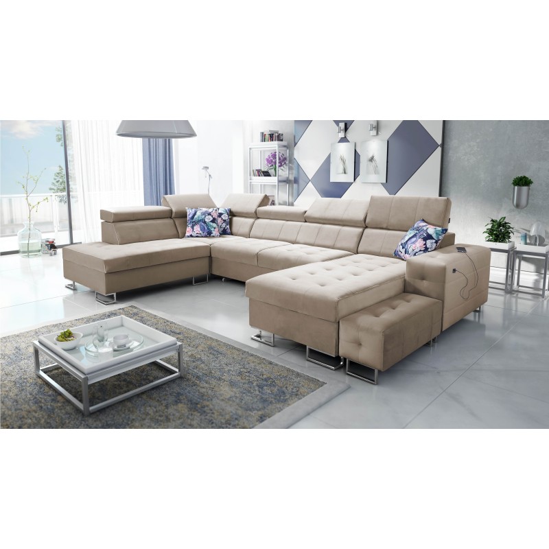Elegancki Narożnik Fusion VI z Pikowanym Siedziskiem - Wyjątkowy Komfort i Styl Elegancki Narożnik Fusion VI z Pikowanym Siedziskiem - Wyjątkowy Komfort i Styl