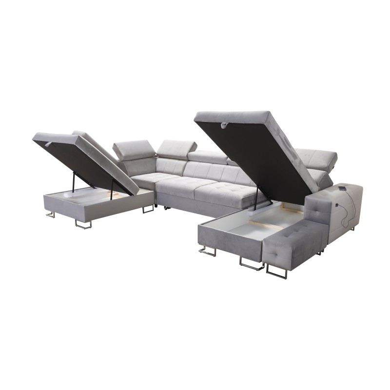 Elegancki Narożnik Fusion VI z Pikowanym Siedziskiem - Wyjątkowy Komfort i Styl Elegancki Narożnik Fusion VI z Pikowanym Siedziskiem - Wyjątkowy Komfort i Styl
