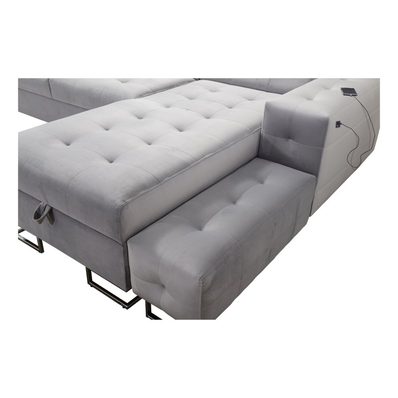 Elegancki Narożnik Fusion VI z Pikowanym Siedziskiem - Wyjątkowy Komfort i Styl Elegancki Narożnik Fusion VI z Pikowanym Siedziskiem - Wyjątkowy Komfort i Styl