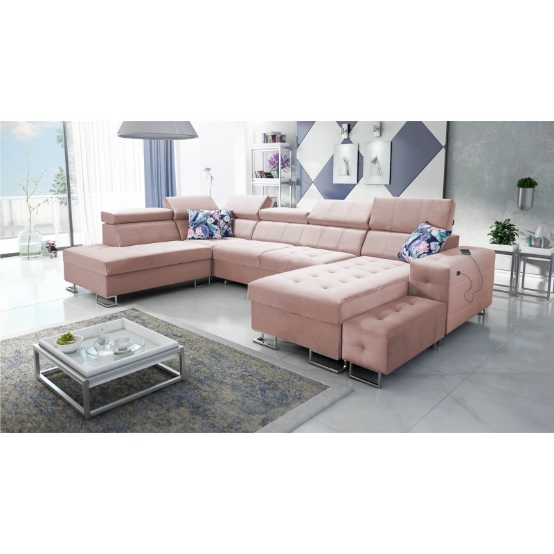 Elegancki Narożnik Fusion VI z Pikowanym Siedziskiem - Wyjątkowy Komfort i Styl Elegancki Narożnik Fusion VI z Pikowanym Siedziskiem - Wyjątkowy Komfort i Styl