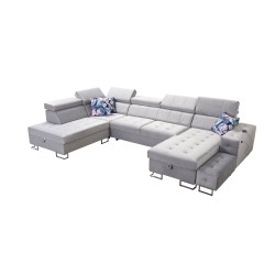 Elegancki Narożnik Fusion VI z Pikowanym Siedziskiem - Wyjątkowy Komfort i Styl Elegancki Narożnik Fusion VI z Pikowanym Siedziskiem - Wyjątkowy Komfort i Styl