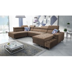Elegant Fusion VI Corner Sofa with Quilted Seat - Exceptional Comfort and Style