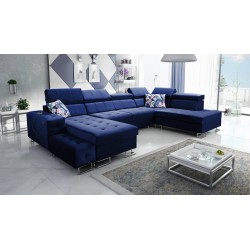 Elegant Fusion VI Corner Sofa with Quilted Seat - Exceptional Comfort and Style