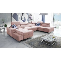 Elegant Fusion VI Corner Sofa with Quilted Seat - Exceptional Comfort and Style