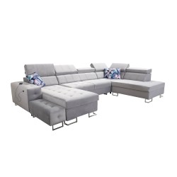 Elegancki Narożnik Fusion VI z Pikowanym Siedziskiem - Wyjątkowy Komfort i Styl Elegancki Narożnik Fusion VI z Pikowanym Siedziskiem - Wyjątkowy Komfort i Styl