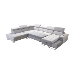 Esquinero Fusion X con función de cama en tela de terciopelo | Hidrofóbico, Magic Velvet 2219 | Ideal para tu salón Esquinero Fusion X con función de cama en tela de terciopelo | Hidrofóbico, Magic Velvet 2219 | Ideal para tu salón