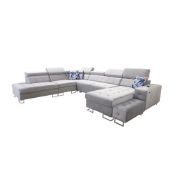 Narożnik Fusion X z funkcją spania w tkaninie Welur | Hydrofobowa, Magic Velvet 2229 | Idealny do Twojego salonu Narożnik Fusion X z funkcją spania w tkaninie Welur | Hydrofobowa, Magic Velvet 2229 | Idealny do Twojego salonu