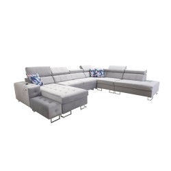 Narożnik Fusion X z funkcją spania w tkaninie Welur | Hydrofobowa, Magic Velvet 2299 | Idealny do Twojego salonu Narożnik Fusion X z funkcją spania w tkaninie Welur | Hydrofobowa, Magic Velvet 2299 | Idealny do Twojego salonu