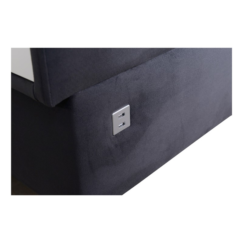 Luxuriöses U-förmiges Sofa Porto VI mit Schlaffunktion - Samt | Hydrophob, Casablanca 2304 Luxuriöses U-förmiges Sofa Porto VI mit Schlaffunktion - Samt | Hydrophob, Casablanca 2304