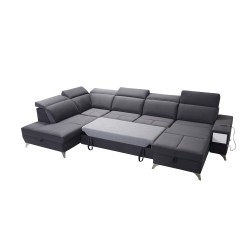 Luxuriöses Ecksofa in U-Form Porto VI mit Schlaffunktion - Samt | Wasserabweisend, Casablanca 2316 Luxuriöses Ecksofa in U-Form Porto VI mit Schlaffunktion - Samt | Wasserabweisend, Casablanca 2316