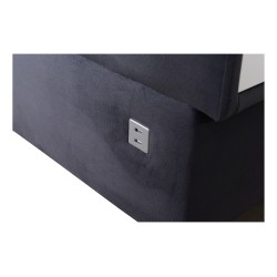 Luxus-Ecksofa in U-Form Porto VI mit Schlaffunktion - Samt | Hydrophob, Casablanca 2314 Luxus-Ecksofa in U-Form Porto VI mit Schlaffunktion - Samt | Hydrophob, Casablanca 2314