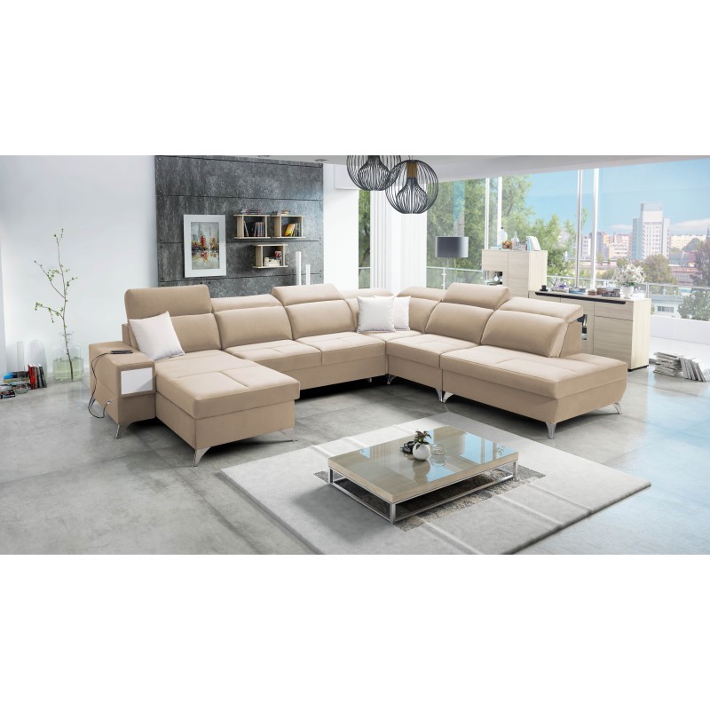 U-shaped Porto X sectional sofa – a comfortable and stylish piece of furniture with a sleeping function