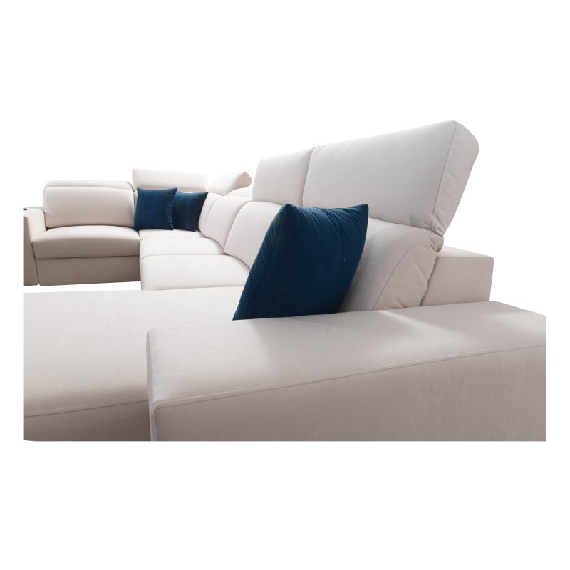 U-förmiges Sofa Alto IV mit Schlaffunktion - Flechtwerk, Sawana 96 U-förmiges Sofa Alto IV mit Schlaffunktion - Flechtwerk, Sawana 96