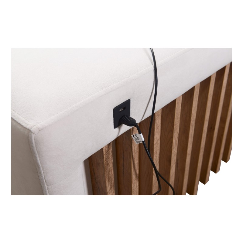 Sofá esquinero en forma de U Alto IV con función de cama - Tejido, Sawana 61 Sofá esquinero en forma de U Alto IV con función de cama - Tejido, Sawana 61