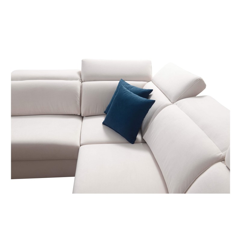 U-förmiges Ecksofa Alto VI mit Latten, Schlaffunktion und verstellbaren Kopfstützen Plecionka, Sawana 96. U-förmiges Ecksofa Alto VI mit Latten, Schlaffunktion und verstellbaren Kopfstützen Plecionka, Sawana 96.