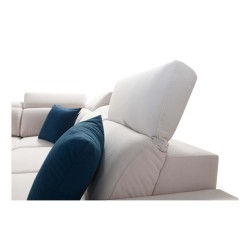 U-förmiges Ecksofa Alto VI mit Latten, Schlaffunktion und verstellbaren Kopfstützen Plecionka, Sawana 96.