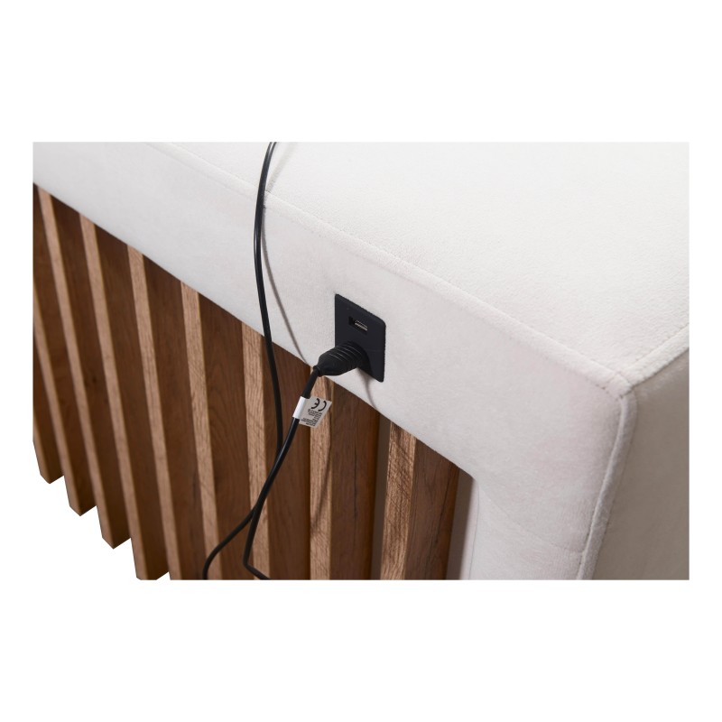 Modern Corner Sofa U Alto VIII with Slats - Wicker, Sawana 84 Modern Corner Sofa U Alto VIII with Slats - Wicker, Sawana 84