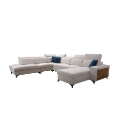 Alto X U-shaped sectional with Plecionka, Sawana 14 - functionality combined with elegance