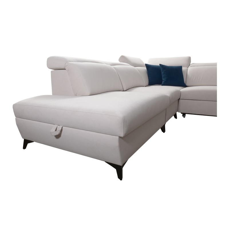 Sofá esquinero en forma de U Alto X con tejido, Sawana 25 - funcionalidad combinada con elegancia Sofá esquinero en forma de U Alto X con tejido, Sawana 25 - funcionalidad combinada con elegancia