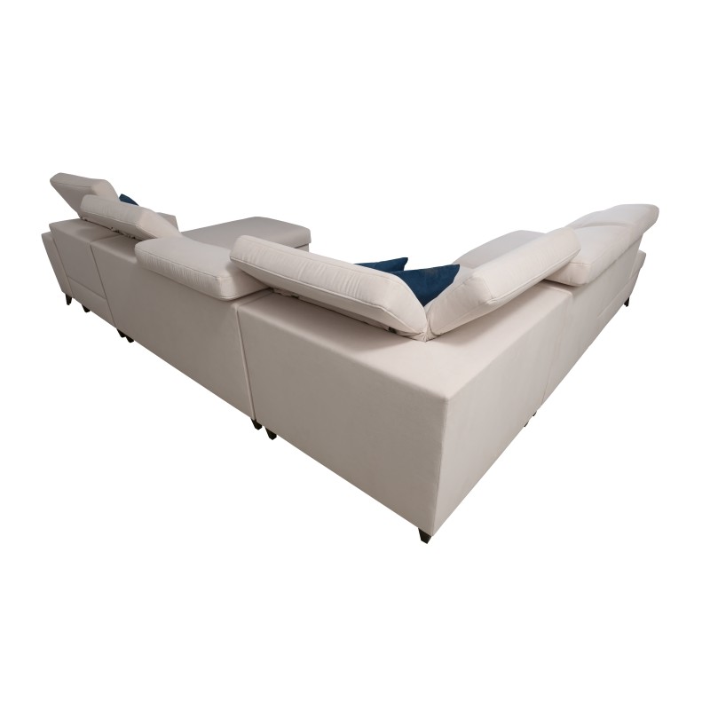 Sofá esquinero en forma de U Alto X con tejido, Sawana 25 - funcionalidad combinada con elegancia Sofá esquinero en forma de U Alto X con tejido, Sawana 25 - funcionalidad combinada con elegancia