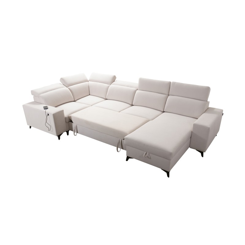 Sofá esquinero en forma de U Alto IV Mix con función para dormir: ¡Elegancia y funcionalidad en uno! Sofá esquinero en forma de U Alto IV Mix con función para dormir: ¡Elegancia y funcionalidad en uno!