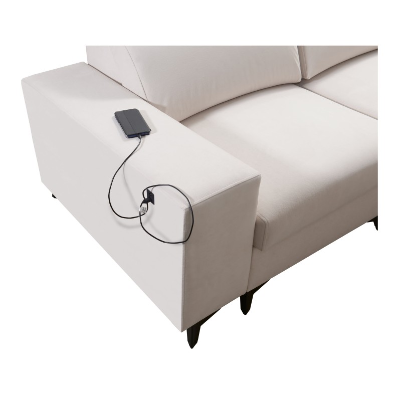 Sofá esquinero en forma de U Alto IV Mix con función para dormir: ¡Elegancia y funcionalidad en uno! Sofá esquinero en forma de U Alto IV Mix con función para dormir: ¡Elegancia y funcionalidad en uno!