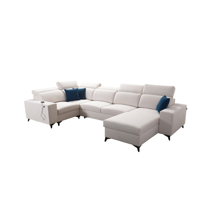 Sofá esquinero en forma de U Alto IV Mix con función para dormir: ¡Elegancia y funcionalidad en uno! Sofá esquinero en forma de U Alto IV Mix con función para dormir: ¡Elegancia y funcionalidad en uno!