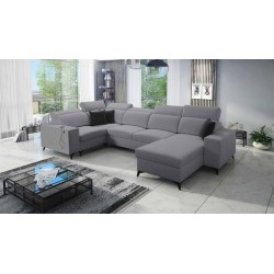 U-shaped Alto IV Mix sectional sofa with a sleeping function - Elegance and functionality in one!
