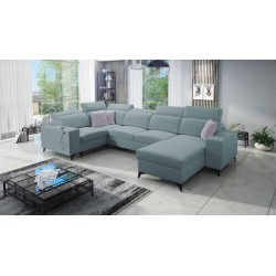 U-shaped Alto IV Mix sectional sofa with a sleeping function - Elegance and functionality in one!