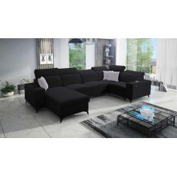 U-shaped Alto IV Mix sectional sofa with a sleeping function - Elegance and functionality in one!