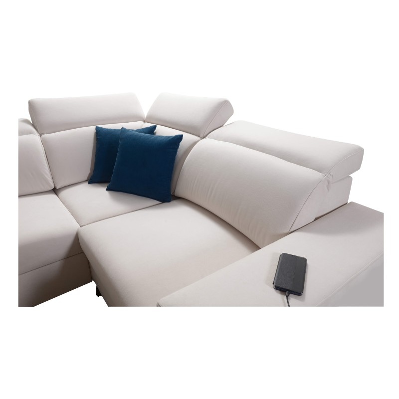Sofá esquinero en forma de U Alto IV Mix con función para dormir: ¡Elegancia y funcionalidad en uno! Sofá esquinero en forma de U Alto IV Mix con función para dormir: ¡Elegancia y funcionalidad en uno!