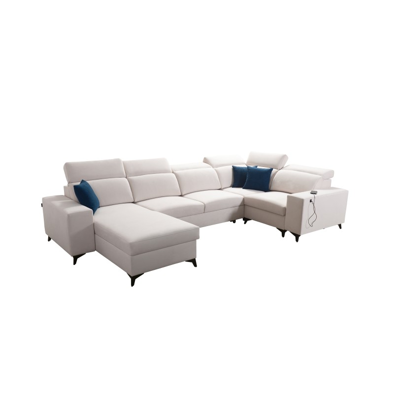 Sofá esquinero en forma de U Alto IV Mix con función para dormir: ¡Elegancia y funcionalidad en uno! Sofá esquinero en forma de U Alto IV Mix con función para dormir: ¡Elegancia y funcionalidad en uno!