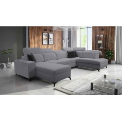 U-shaped corner sofa Alto VI Mix with sleeping function – comfort and modern design